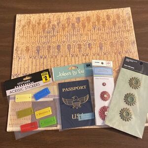 Travel and Flowers Scrapbooking Bundle